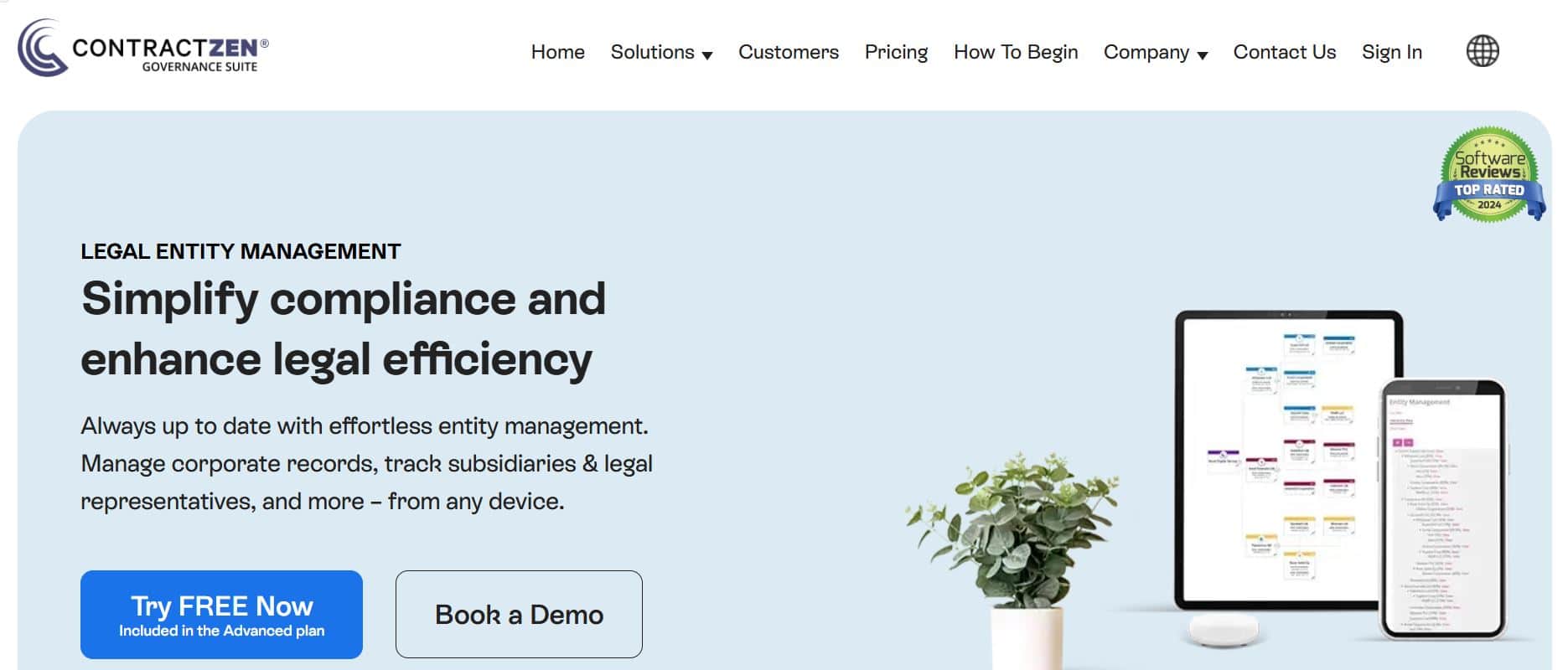 ContractZen Legal Entity Management