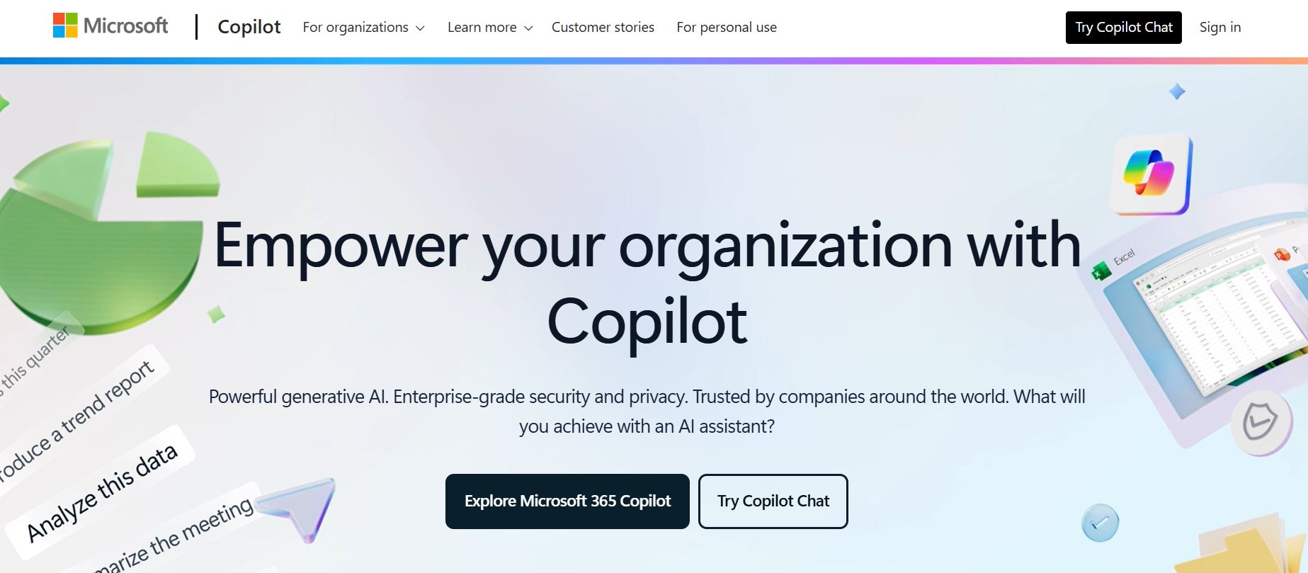 Microsoft Copilot for Organization