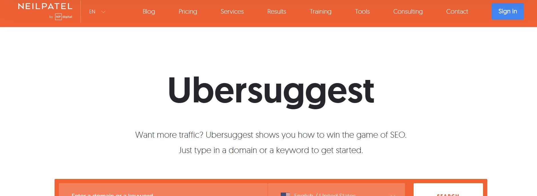 Ubersuggest Review