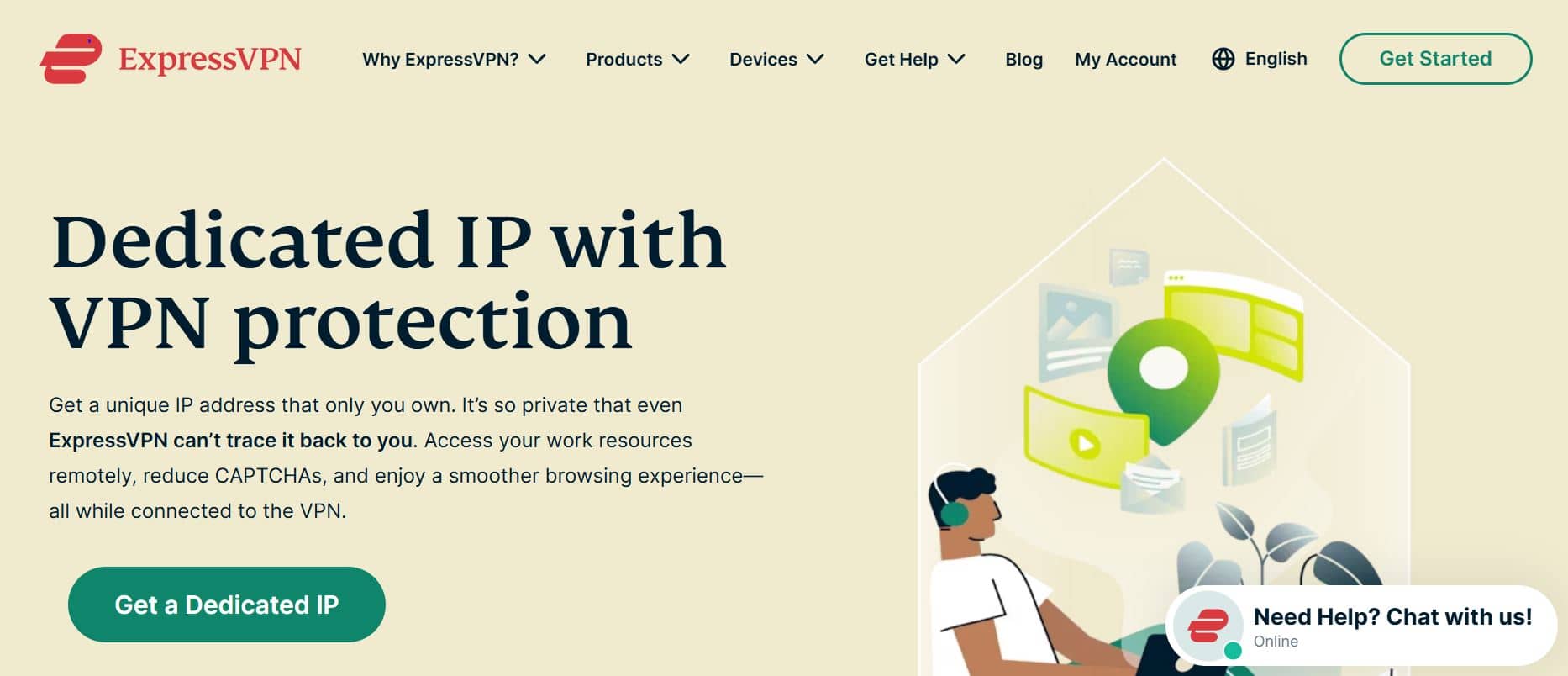 ExpressVPN Dedicated IP