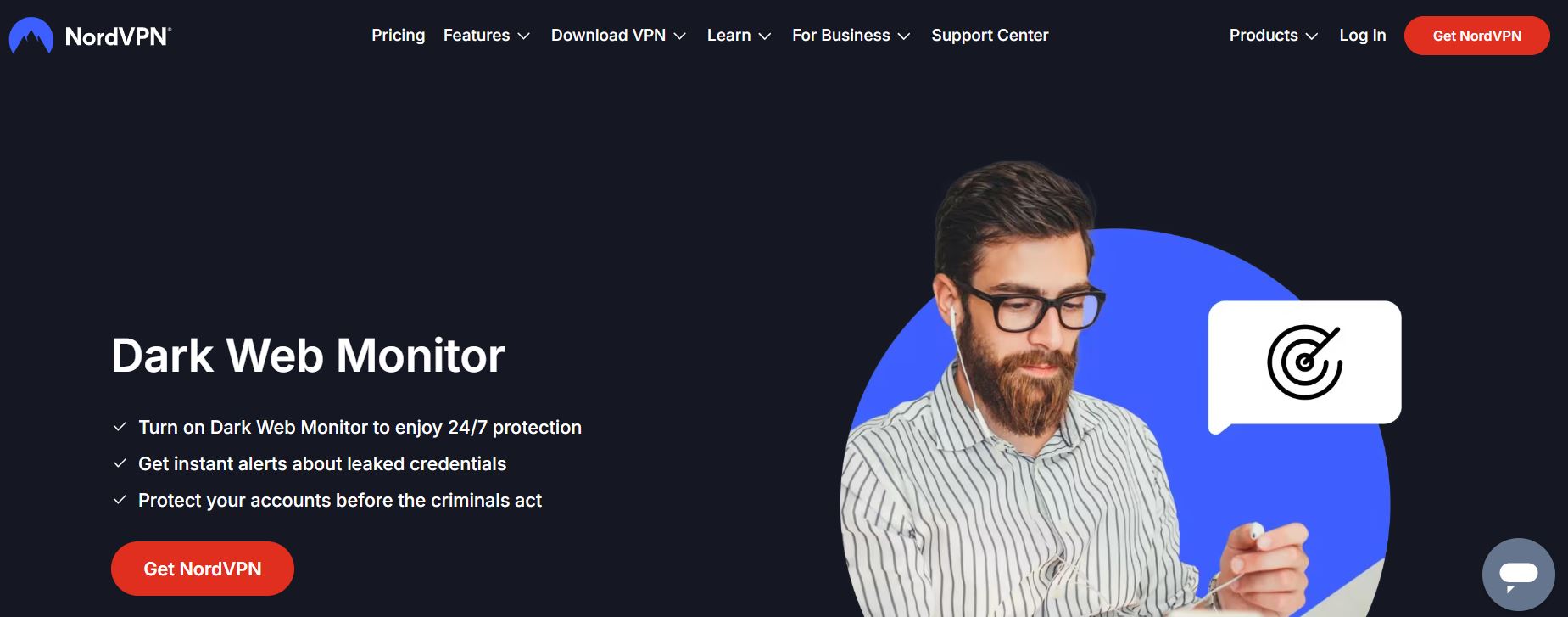 NordVPN Dark Web Monitor