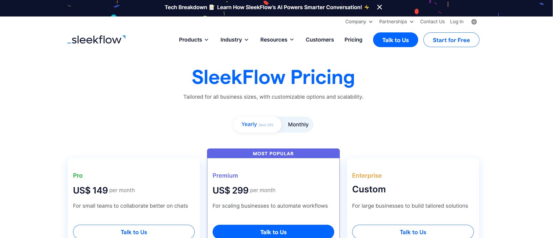 SleekFlow Pricing