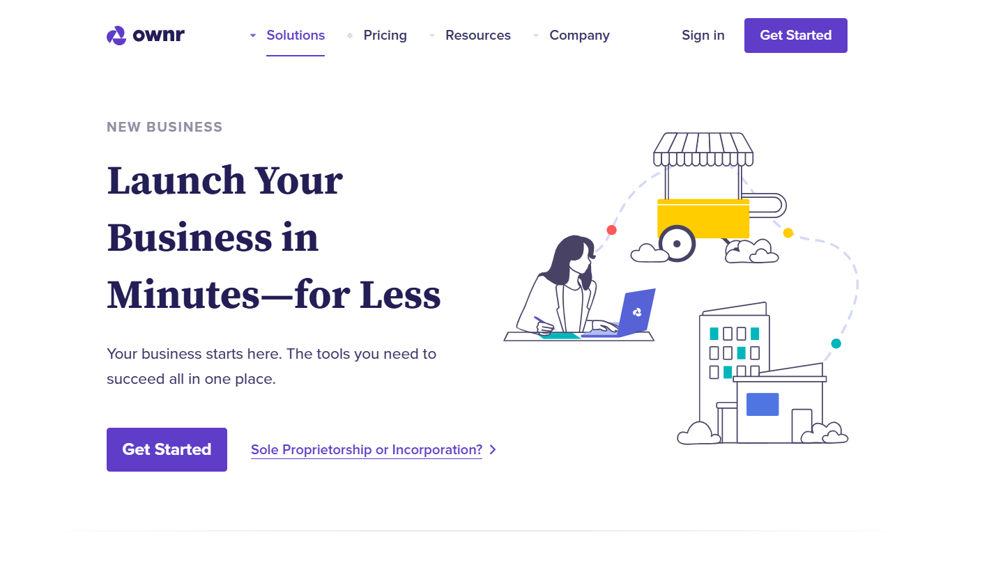 Ownr business launcher